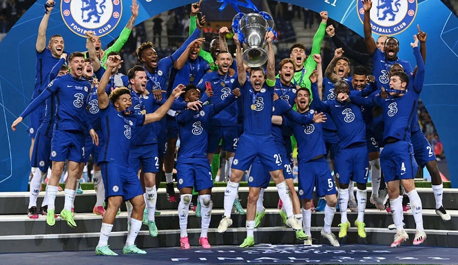 Chelsea – 2 lần - The Blues nằm trong top cuối đội bóng vô địch Champions League nhiều nhất